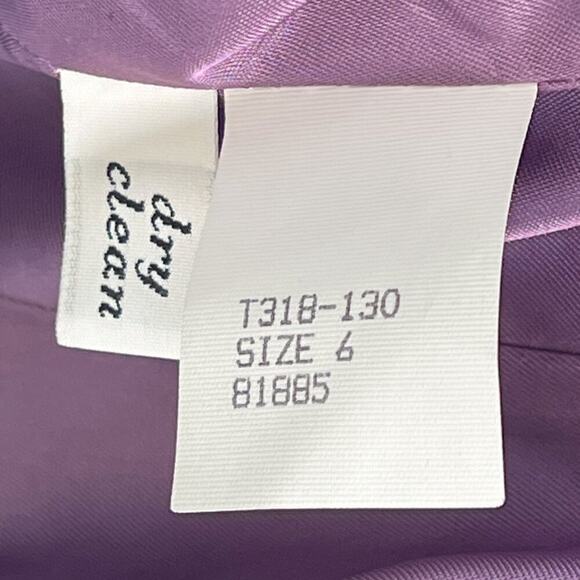 Pendleton Vintage Purple Wool Blazer Jacket Skirt Suit Set - Picture 10 of 16
